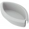 1835-11, insert a dechets, pour un tri parfait des dechets, qualite premium, volume de 1 litre, gris clair