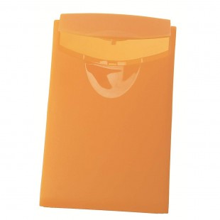 etui pour Cartes de Visite Cognito Orange Translucide