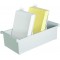 955-0-1-11, bac a  fiches A5 vert., design innovant et attrayant, pour 1.300 fiches, 2 separateurs a  onglet inclus, gris clair