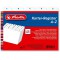 975-13 Bac a  fiches en plastique pour env. 450 fiches A5 228 x 171 x 102 mm (Noir) & Herlitz Intercalaires index alphabetique A