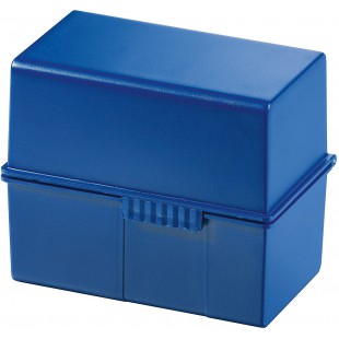 976-14 Bac a  fiches en plastique pour env. 400 fiches A6 165 x 128 x 96 mm (Bleu) (Import Allemagne)