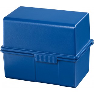 978-14 Boite a  fiches en plastique pour env. 300 fiches A8 89 x 71 x 58 mm (Bleu) (Import Allemagne)