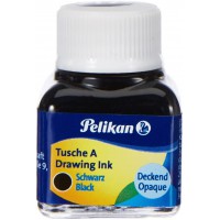 Pelikan 201665 Encre de Chine A, Flacon 10 ML, Noir, Vetro, 1 Litro