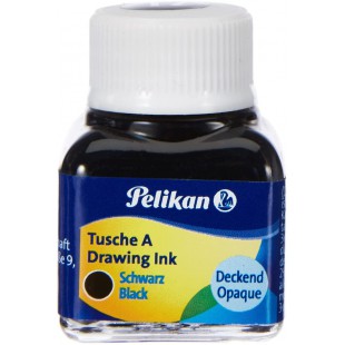 Pelikan 201665 Encre de Chine A, Flacon 10 ML, Noir, Vetro, 1 Litro