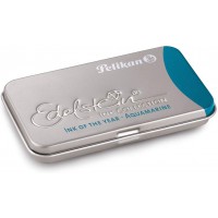 Pelikan Fine-Writing 4012700300102 Lot de 6 cartouches d'encre Ink of the Year 2016, Aquamarine/petrole