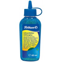 1 tube de colle pailletee turquoise 300360