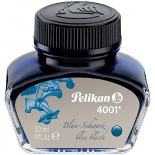 Vulpeninkt Pelikan 4001 30ml blauw/zwart