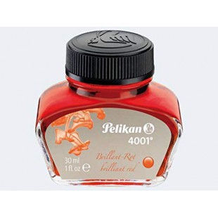 Pelikan Tintenglas Brillant Tinte, 30 ml, 1 Stuck, rot