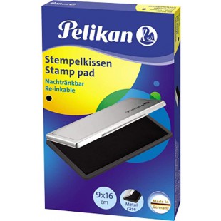 Pelikan 331108 Noir Cassette d'encre pour tampons - Cassette d'encre pour tampons (Noir, Noir, Blanc, metal, 90 mm, 160 mm)