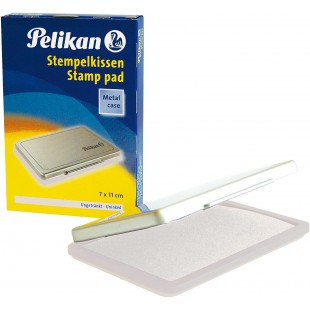 Pelikan Tampon encreur boitier metallique surface 7 x 11 cm