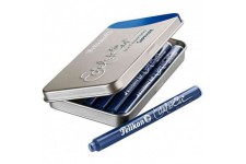 PELIKAN Lot de 5 Boites de 6 Cartouches d'encre longues "Edelstein Ink Sapphire" Bleu