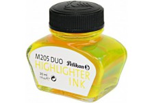 PELIKAN Flacon 30 ml Encre Surligneur M205 Duo Jaune lumineux