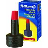 Pelikan 351221 Encre a  tampon encreur sans huile 28 ml (Rouge)