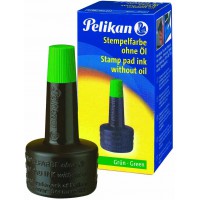 Pelikan 351239 Encre a  tampon encreur sans huile 28 ml (Vert)