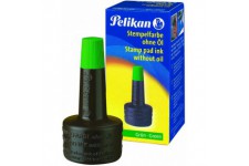 Pelikan 351239 Encre a  tampon encreur sans huile 28 ml (Vert)