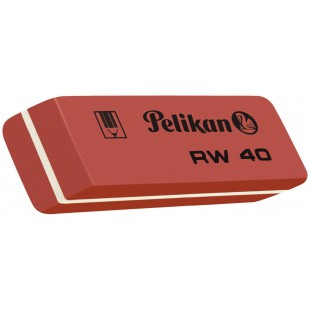 Pelikan 619551 Epure Gomme ovale en plastique Blanc