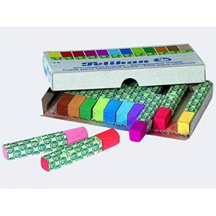 Etui de 12 Craies de couleur pour tableaux noirs Assorties
