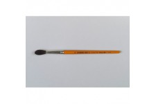 711085 pinceau d'artiste - Pinceaux d'artiste (Single brush, Brosse ronde, Crin de poney, Bois, Orange, Brosse ronde