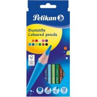 Boite de 12 Crayons de Couleur 17,5 cm Assortis