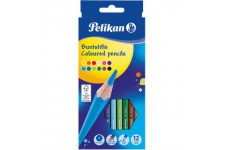 Boite de 12 Crayons de Couleur 17,5 cm Assortis