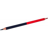 Pelikan 810845 Crayons de couleur (fin, triangle) 1 piece bicolore rouge et bleu