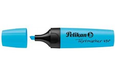 Pelikan surligneur textmarker 490, Bleu Fluo Noir