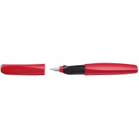 Pelikan 814812, stylo-plume Twist, plume F, Fiery Red