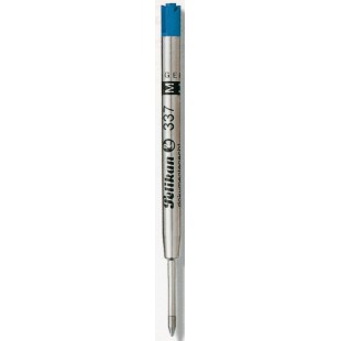 Pelikan 915421 Recharge pour stylo a bille (337), largeur de trait F, bleu, 1 piece dans une boite pliante