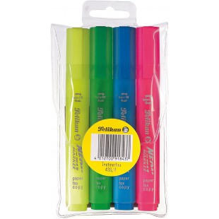 Pelikan surligneur Neon Marker, 4 couleurs en etui