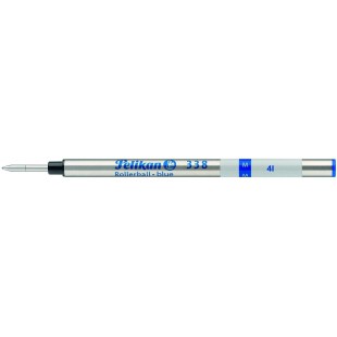 PELIKAN Mines de recharge stylo roller 338 pointe moyenne bleu