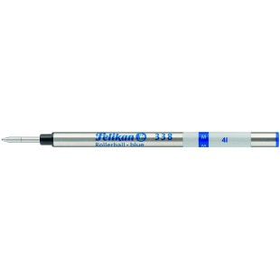 PELIKAN Mines de recharge stylo roller 338 pointe moyenne bleu