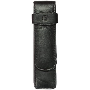 Pelikan 923417 Etui en cuir de vachette pour 2 Stylos Noir