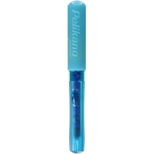 Pelikan Pelikano Junior Stylo plume d'apprentissage en acier inoxydable Gaucher Turquoise