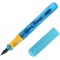 Pelikan Pelikano Junior Stylo plume d'apprentissage en acier inoxydable Gaucher Turquoise