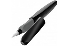 Pelikan 946806 twist-castell stylo-plume pour droitier ou gaucher noir plume m
