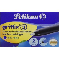 Cartouches d'encre 4001 Pelikan KM5 pour rollers Pelikan - Ideal pour Griffix, Pelikano, Twist, Th.ink, Grand prix,...