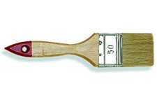 Color Expert 81265010 Pinceau qualite professionnelle Manche bois verni Bout Rouge 50 mm