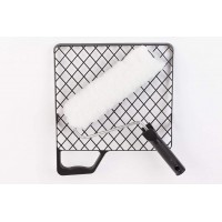 DIY Rollergarnitur 25 CM + rouleau de peinture avec manche Noir