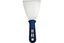 Spatule en acier inoxydable poli 100 mm avec poignee 2 k edelstahlspachtel profispachtel colorExpert