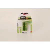 ANSMANN piles rechargeables pour lampes solaires AA, 1,2V / 800mAh / Accumulateurs pour lampes solaires a  faible decharge et sa