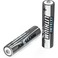 ANSMANN Extreme Lithium batterie AAA 2-pack - 1.5V, LR3 - haute capacite, extremement facilite, 700% plus de puissance