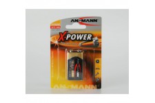 ANSMANN Batterie 5015643 X-Power Super Alkaline 9V E / 6LF22 / 6AM6 / 1er pack