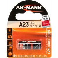 ANSMANN piles alcalines A23 (12V) pour ouvre-porte de garage, alarme, declenchement a  distance pour l'appareil photo, les instr