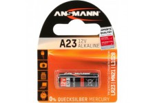 ANSMANN piles alcalines A23 (12V) pour ouvre-porte de garage, alarme, declenchement a  distance pour l'appareil photo, les instr