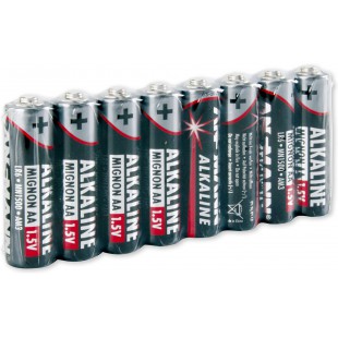 8x batterie alcaline ANSMANN AA Mignon 1,5V - LR6 AM3 MN1500 (lot de 8)