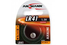 ANSMANN Lot de 3 Blisters de 1 pile bouton d'alcaline"LR41" 1,5 Volt (AG3)