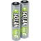 ANSMANN piles rechargeables pour lampes solaires AAA, 1,2V / 550mAh / Accumulateurs pour lampes solaires a  faible decharge et s