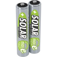 ANSMANN piles rechargeables pour lampes solaires AAA, 1,2V / 550mAh / Accumulateurs pour lampes solaires a  faible decharge et s