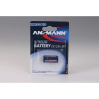 Ansmann CR 123 A Photo Lithium Blister pack pour Appareil photo avec Capacite nominale: 1500 mAh