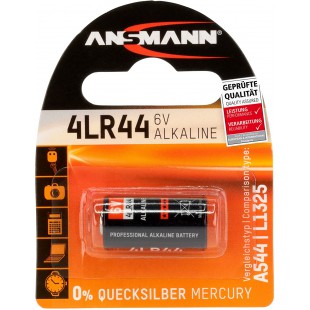 Pile alcaline 4 LR44 blister de 1 